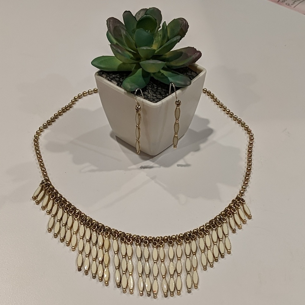 Statement Necklace and Earrings Set